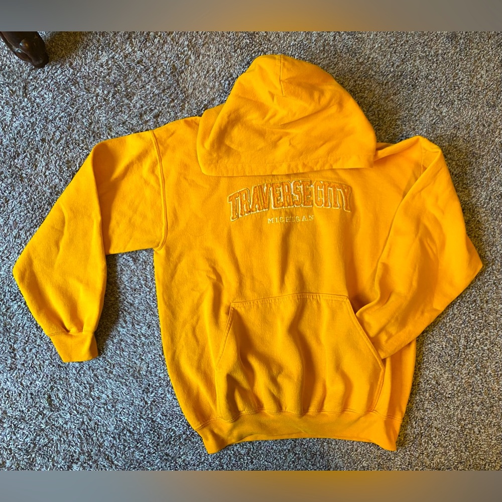 Yellow Michigan Hoodie